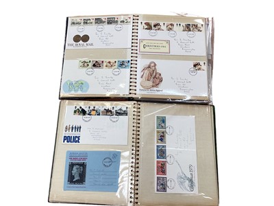 Lot 1509 - Stamps GB & World in albums & loose strength in FDC's & coin covers, plus a selection of trade cards, some in albums (Qty)