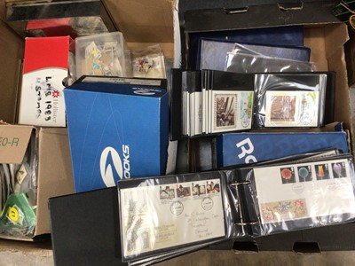 Lot 46 - Two boxes of stamps