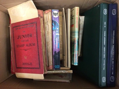 Lot 42 - Stamps in albums, including China and India, together with ephemera, books, etc