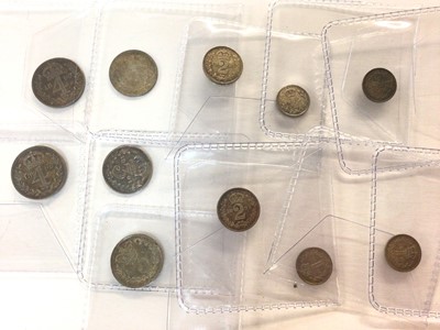 Lot 402 - G.B. - Mixed Victoria Maundy oddments