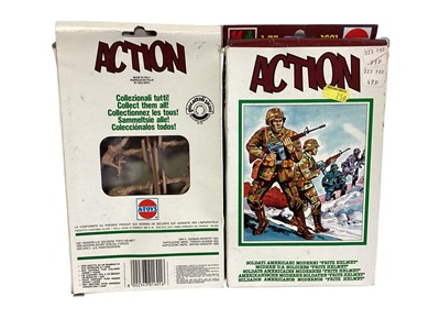 Lot 1808 - American civil War 1:32 Scale Union & Confederate Soldiers, plus 1:35 Scale American WWII Soldiers, boxed (qty)