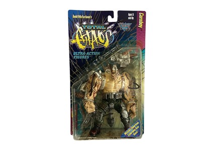 Lot 1819 - McFarlane's Toys (c1997) Total Chaos Ultra Action Figures including Poacher, Brain Drain, Quartz, Blitz, Smuggler & Cornboy, plus Toy Biz Xena Warrior Princess Velasca, Harem Xena & King of Thieves...