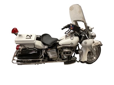 Lot 2030 - Group of Franklin Mint models of Harley Davidsons, and Danbury Mint pewter cars