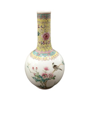 Lot 21 - Chinese porcelain bottle shape vase