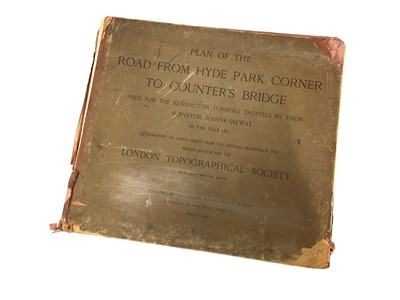Lot 1712 - Plan of the Road from Hyde Park