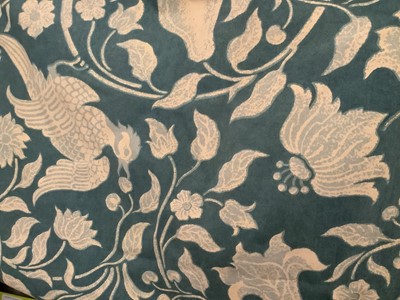 Lot 2082 - Vintage Hill & Knowles curtains in Leaf & Bird pattern