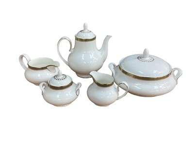Lot 1228 - Royal Doulton Clarendon Pattern dinner/tea and coffee service - 57 pieces
