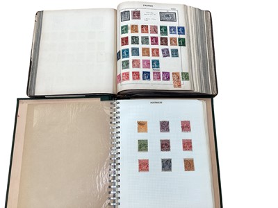Lot 1474 - Stamps World selection in albums including early Triumph album, loose and in packets ,covers