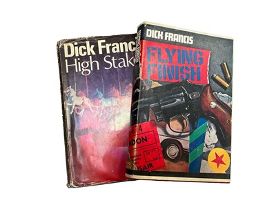 Lot 1778 - Dick Francis Fying Finish First Edition 1966 in dust wrapper and High Stakes 1976 with dust wrapper (2)