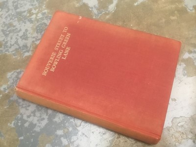 Lot 1780 - Bouverie Street to Bowling Green Lane 55 years of specialist Publishing by Arthur Armstrong, Hodder and Stoughton Ltd 1946, signed by all the Pre-1914 and 1914-1946 printing staff