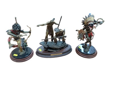 Lot 2586 - Three Franklin Mint figures