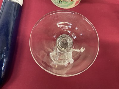 Lot 53 - 18th century Dutch engraved glass with armorial