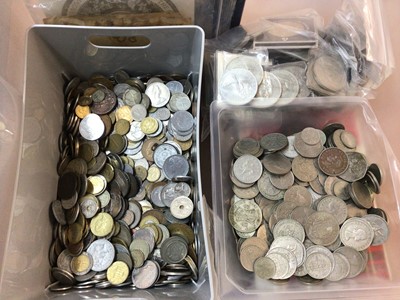 Lot 474 - World - Mixed coinage & banknotes to include G.B. George V silver Crown 1935 EF