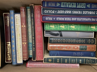 Lot 1755 - Three boxes of Folio Society books