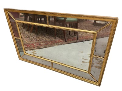 Lot 1502 - Good George III peripheral plate wall mirror