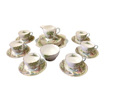 Lot 1229 - Shelley Woodland pattern teaset