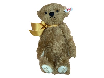 Lot 1930 - Four Steiff teddy bears (3 boxed) including Royal commemorative and other bears