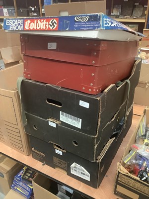 Lot 1965 - Three boxes of Marvel/Marvel Legends/DC Superhero action figures (Qty)