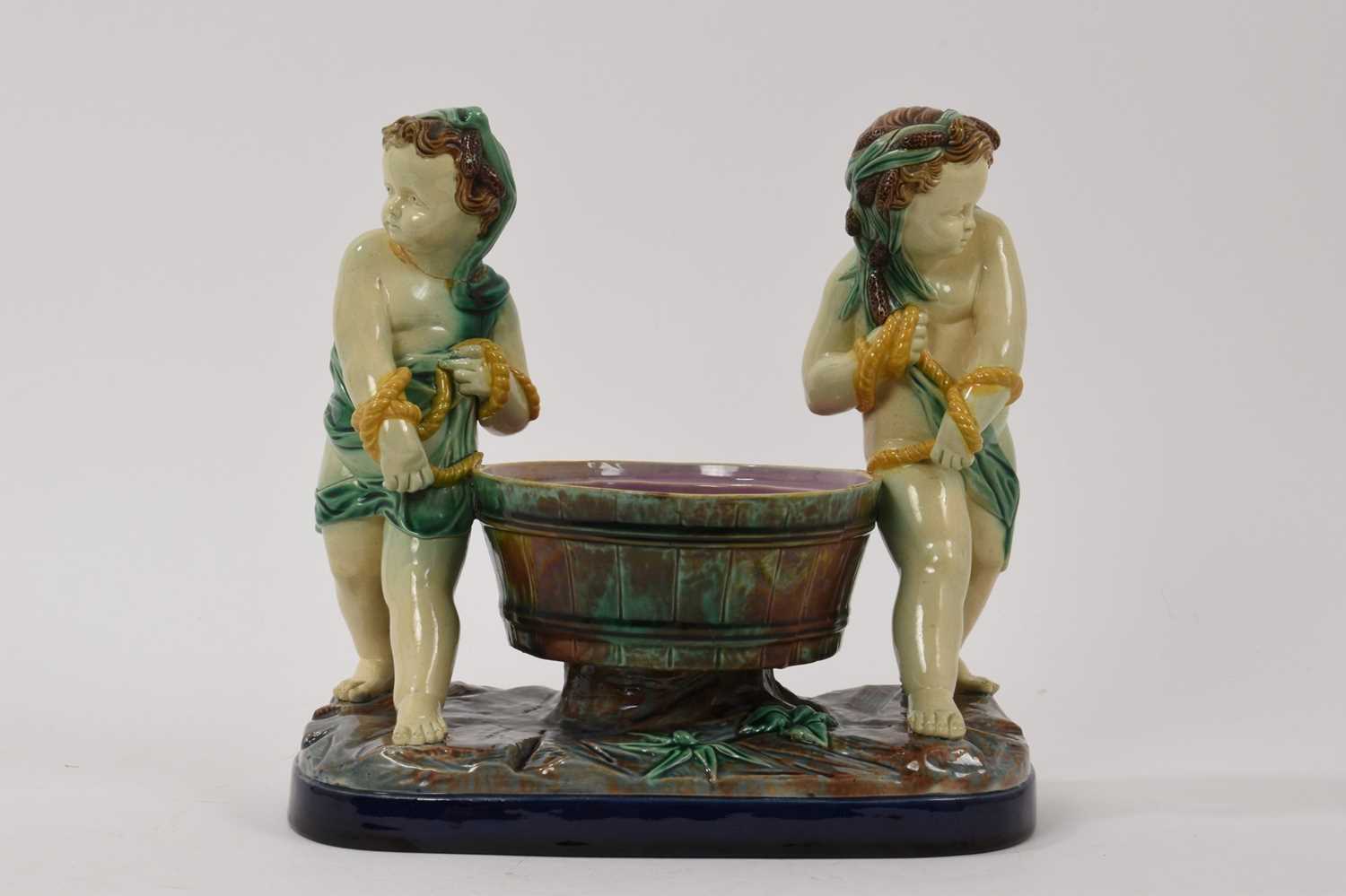 Lot 21 - 19th century Minton Majolica sweetmeat dish / table centre