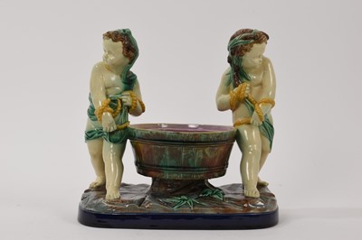 Lot 21 - 19th century Minton Majolica sweetmeat dish / table centre