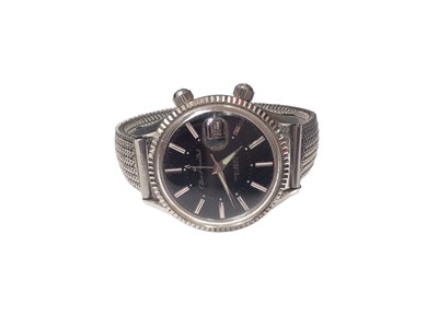 Lot 26 - Gentlemen's Citizen Alarm Date stainless steel wristwatch