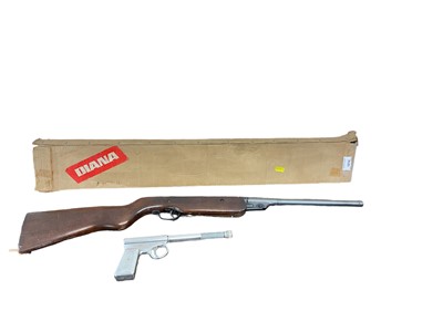 Lot 1014 - Diana Series 70, Model 74 .177 calibre air rifle in box together with a GAT .177 calibre air pistol (2).