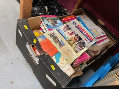 Lot 743 - Two boxes of assorted maps