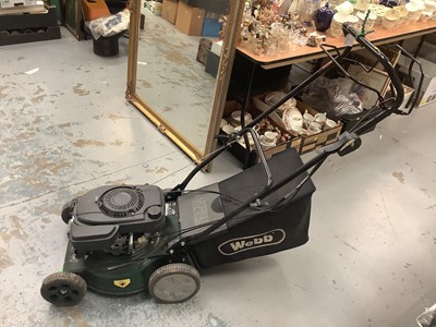 Lot 7 - Webb petrol lawnmower, model number WER41SP