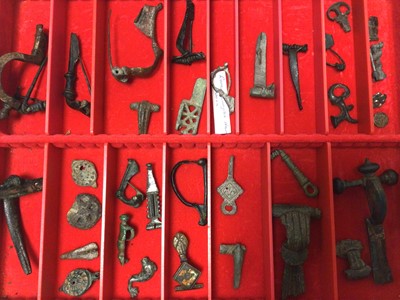 Lot 781 - Collection of Roman brooches and sundry other antiquities