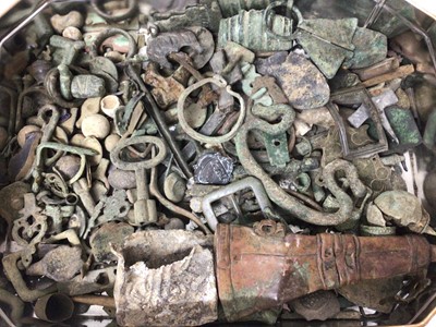 Lot 783 - Collection of metal detecting finds, Roman and later