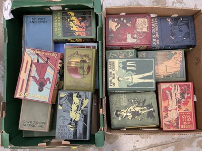 Lot 1742 - Two boxes of early 20th century decorative cloth bindings