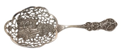Lot 350 - Late 19th/early 20th century Hanau silver spoon