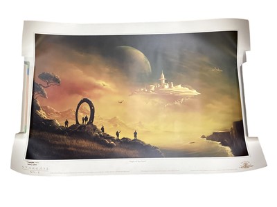 Lot 1478 - Star Wars MGM prints Beware Abydos and Flight of the Fenri, published for Wolf Events Artwork , copyright