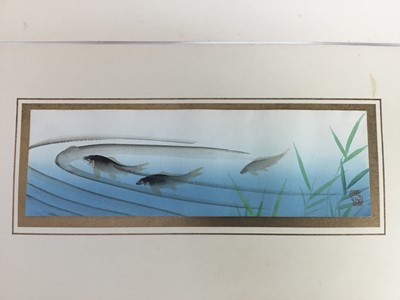 Lot 33 - Four original Japanese watercolours circa 1930's, Matsumoto Studios