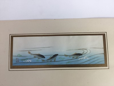 Lot 33 - Four original Japanese watercolours circa 1930's, Matsumoto Studios