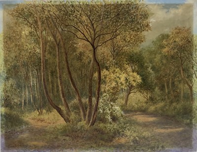 Lot 166 - Leeson Rowbotham oil on board - Near Whitley Surrey, signed, 35.5cm x 46cm, unframed