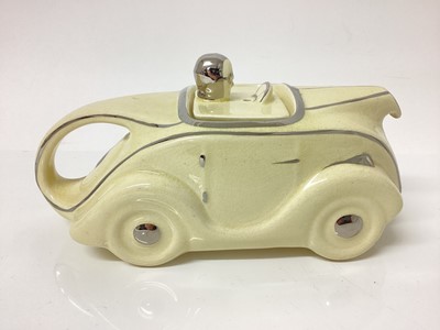 Lot 1132 - Art Deco car teapot