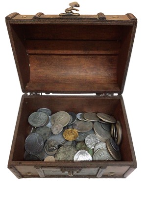 Lot 428 - World - Mixed copy coins to include some contemporary G.B. issues for George III & Victoria (123 coins)