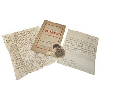 Lot 791 - George IV Military letter from Lord Fitzroy of Somerset to Viscount Neville regarding the appointment of Mr Edmund John Francis Kelso to the 72nd Foot dated 1829