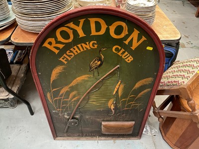 Lot 747 - Roydon Fishing Club novelty sign