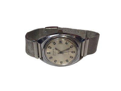 Lot 148 - East German Glashütte Spezimatic calendar wristwatch