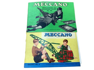 Lot 1942 - Meccano Outfit no. 6 in original box