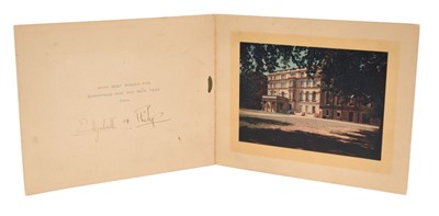 Lot 24 - T.R.H.The Princess Elizabeth Duchess of Edinburgh (later H.M.Queen Elizabeth II) and Duke of Edinburgh signed 1949 Christmas card