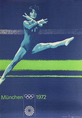 Lot 72 - Munich 1972 Olympics Poster, photo by Max Mühlberger, printed in Germany by Gerber, München, 84cm x 59.5cm