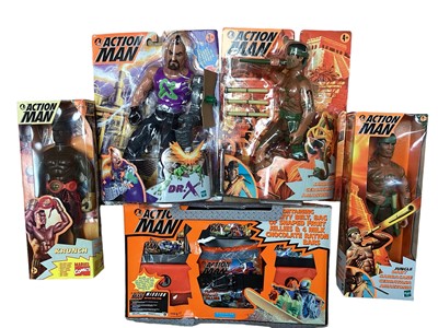 Lot 1876 - Action Man action figures and others including Kenner Princess Lea, Mattel Atlantis etc. (1 box)