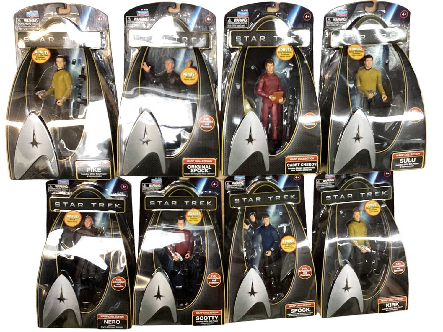 Lot 1884 - Playmates Star Trek action figures, plus others (1 box)