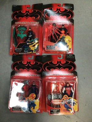 Lot 1884 - Playmates Star Trek action figures, plus others (1 box)