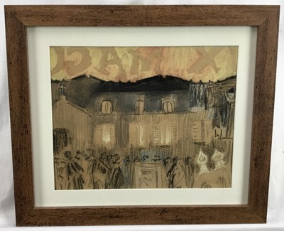 Lot 214 - Manner of Jean Cocteau pair of sketches, 19cm x 24cm, in glazed frames
