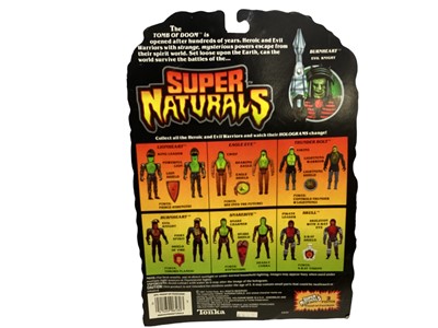 Lot 1900 - Tonka  (c1986) Super Naturals (Release their Hologram Powers) including Skull Evil Leader No.6580, Vamp-Pa Evil Ghostling No.6570 & Lionheart Heroic Leader No.6580, all on card with bubblepack (3)