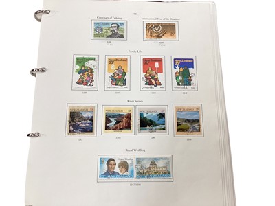 Lot 1472 - Stamps albums and stockbooks including New Zealand mint and used, Canada, Antiqua etc.